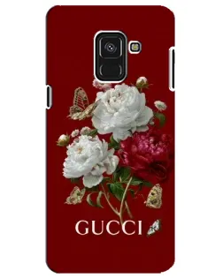 Чехол для Samsung Galaxy A8 Plus 2018 (A730F) с картинкой «Gucci —  сад»