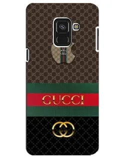 Чехол для Samsung Galaxy A8 Plus 2018 (A730F) с картинкой «Gucci — брендированный десерт»