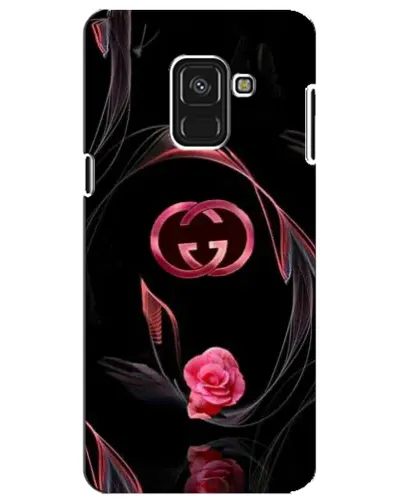Чехол для Samsung Galaxy A8 Plus 2018 (A730F) с картинкой «Gucci — неоновая роза»
