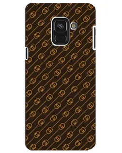 Чехол для Samsung Galaxy A8 Plus 2018 (A730F) с картинкой «Gucci — золотые диагонали»