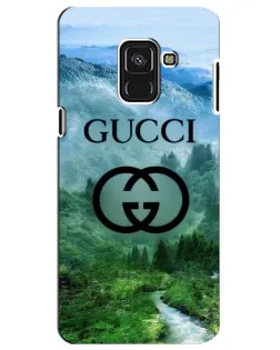 Чехол для Samsung Galaxy A8 Plus 2018 (A730F) с картинкой «Gucci — горный пейзаж»