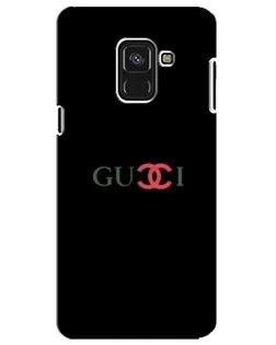 Чехол для Samsung Galaxy A8 Plus 2018 (A730F) с картинкой «Gucci — красный градиент»