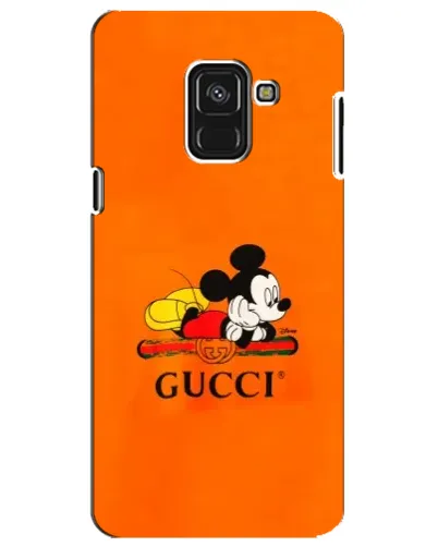 Чехол для Samsung Galaxy A8 Plus 2018 (A730F) с картинкой «Микки Маус Gucci — оранж» Чехол для Samsung Galaxy A8 Plus 2018 (A730F) с картинкой «Микки Маус Gucci — оранж»