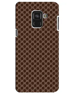 Чехол для Samsung Galaxy A8 Plus 2018 (A730F) с картинкой «Gucci — шоколадная сетка»
