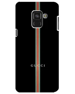Чехол для Samsung Galaxy A8 Plus 2018 (A730F) с картинкой «Gucci — строгая линия»