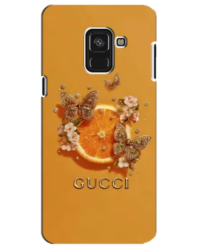 Чехол для Samsung Galaxy A8 Plus 2018 (A730F) с картинкой «Gucci — золотые бабочки» Чехол для Samsung Galaxy A8 Plus 2018 (A730F) с картинкой «Gucci — золотые бабочки»