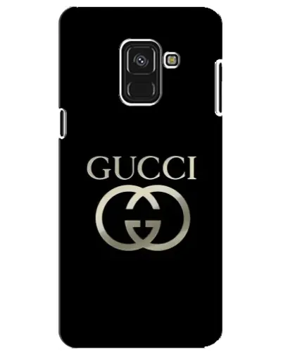 Чехол для Samsung Galaxy A8 Plus 2018 (A730F) с картинкой «Gucci — золото на черном» Чехол для Samsung Galaxy A8 Plus 2018 (A730F) с картинкой «Gucci — золото на черном»