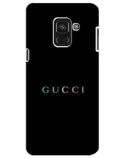 Чехол для Samsung Galaxy A8 Plus 2018 (A730F) с картинкой «Gucci — неоновый минимализм»