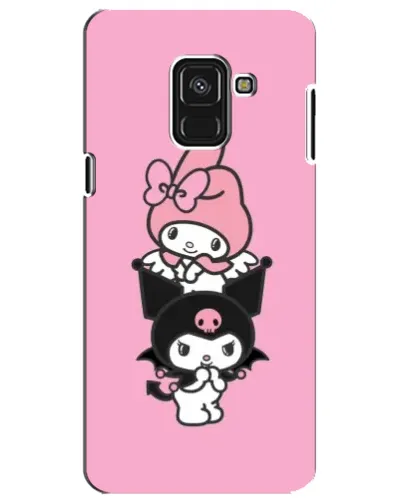 Чехол для Samsung Galaxy A8 Plus 2018 (A730F) с картинкой «My Melody и Kuromi»