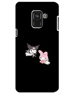 Чехол для Samsung Galaxy A8 Plus 2018 (A730F) с картинкой «My Melody и Kuromi»
