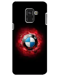 Чохол для Samsung Galaxy A8 Plus 2018 (A730F) з картинкою «Логотип BMW — спалах»