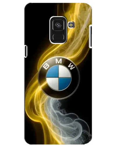 Чохол для Samsung Galaxy A8 Plus 2018 (A730F) з картинкою «Золотистий дим BMW»