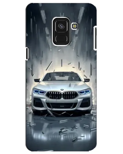 Чохол для Samsung Galaxy A8 Plus 2018 (A730F) з картинкою «BMW у світлі фар»