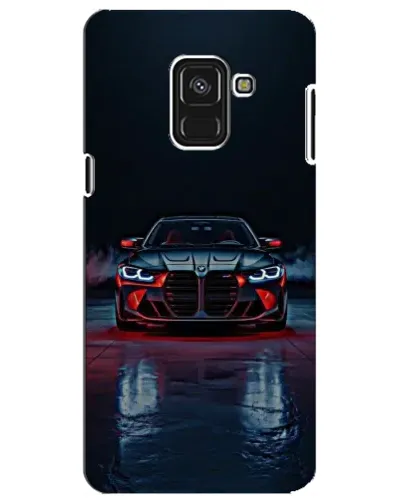 Чохол для Samsung Galaxy A8 Plus 2018 (A730F) з картинкою «BMW на мокрій дорозі»