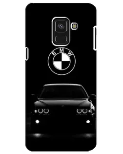 Чохол для Samsung Galaxy A8 Plus 2018 (A730F) з картинкою «BMW — погляд з темряви»