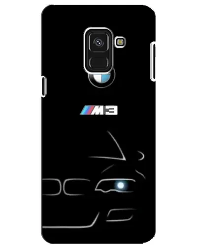 Чохол для Samsung Galaxy A8 Plus 2018 (A730F) з картинкою «Мінімалістичний принт BMW M3»