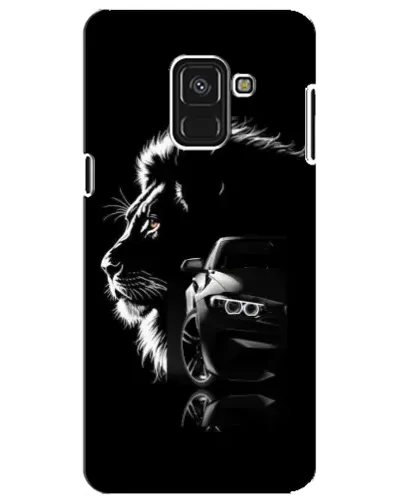 Чохол для Samsung Galaxy A8 Plus 2018 (A730F) з картинкою «BMW та лев»