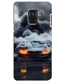 Чохол для Samsung Galaxy A8 Plus 2018 (A730F) з картинкою «BMW у диму»