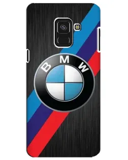 Чохол для Samsung Galaxy A8 Plus 2018 (A730F) з картинкою «BMW M-stripes стиль»