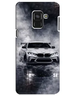 Чохол для Samsung Galaxy A8 Plus 2018 (A730F) з картинкою «BMW крізь туман»