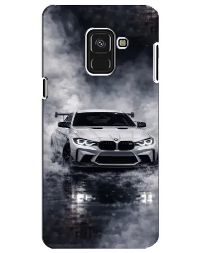 Чохол для Samsung Galaxy A8 Plus 2018 (A730F) з картинкою «BMW крізь туман»