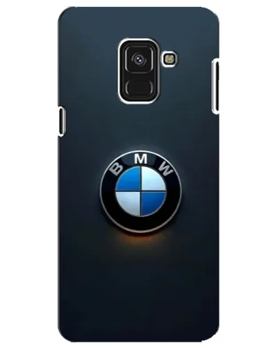 Чохол для Samsung Galaxy A8 Plus 2018 (A730F) з картинкою «Логотип BMW — мінімалізм»