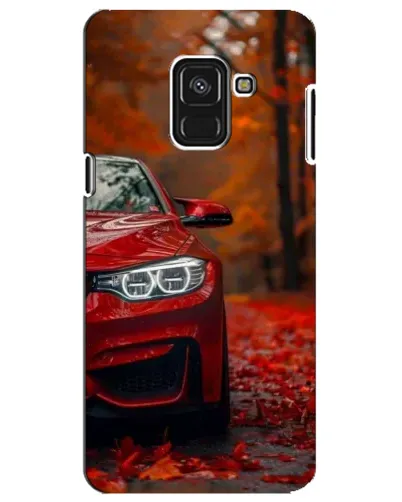 Чохол для Samsung Galaxy A8 Plus 2018 (A730F) з картинкою «Осіння BMW M4»