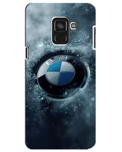 Чехол для Samsung Galaxy A8 Plus 2018 (A730F) с картинкой «Логотип BMW — лед» Чехол для Samsung Galaxy A8 Plus 2018 (A730F) с картинкой «Логотип BMW — лед»