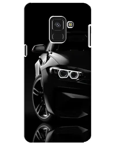 Чехол для Samsung Galaxy A8 Plus 2018 (A730F) с картинкой «Черная BMW — профиль» Чехол для Samsung Galaxy A8 Plus 2018 (A730F) с картинкой «Черная BMW — профиль»