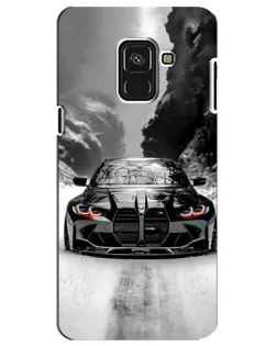 Чехол для Samsung Galaxy A8 Plus 2018 (A730F) с картинкой «BMW — акварельный дрифт» Чехол для Samsung Galaxy A8 Plus 2018 (A730F) с картинкой «BMW — акварельный дрифт»