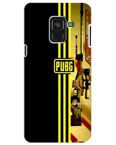 Чехол для Samsung Galaxy A8 Plus 2018 (A730F) с картинкой «PUBG — камуфляжный шлем»