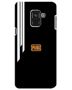 Чехол для Samsung Galaxy A8 Plus 2018 (A730F) с картинкой «PUBG — вертикальные линии» Чехол для Samsung Galaxy A8 Plus 2018 (A730F) с картинкой «PUBG — вертикальные линии»