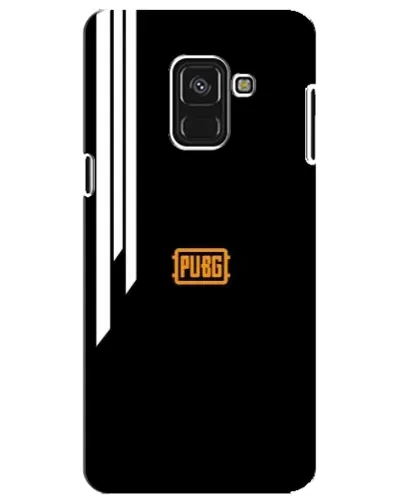Чехол для Samsung Galaxy A8 Plus 2018 (A730F) с картинкой «PUBG — вертикальные линии»