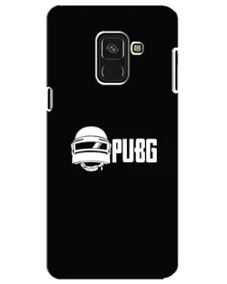 Чехол для Samsung Galaxy A8 Plus 2018 (A730F) с картинкой «PUBG — классический лого»