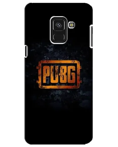 Чехол для Samsung Galaxy A8 Plus 2018 (A730F) с картинкой «PUBG — золотой логотип»