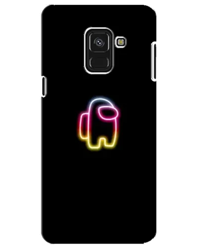 Чехол для Samsung Galaxy A8 Plus 2018 (A730F) с картинкой «Among Us градиент»