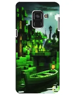 Чехол для Samsung Galaxy A8 Plus 2018 (A730F) с картинкой «Minecraft лесной пейзаж» Чехол для Samsung Galaxy A8 Plus 2018 (A730F) с картинкой «Minecraft лесной пейзаж»