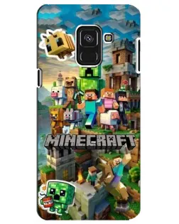 Чехол для Samsung Galaxy A8 Plus 2018 (A730F) с картинкой «Замок Minecraft» Чехол для Samsung Galaxy A8 Plus 2018 (A730F) с картинкой «Замок Minecraft»