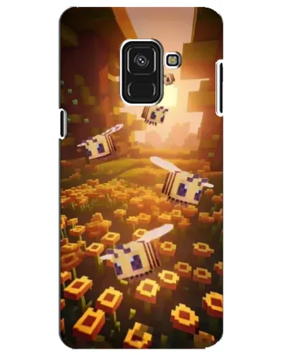 Чехол для Samsung Galaxy A8 Plus 2018 (A730F) с картинкой «Поле подсолнухов»