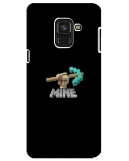 Чехол для Samsung Galaxy A8 Plus 2018 (A730F) с картинкой «Алмазная кирка»