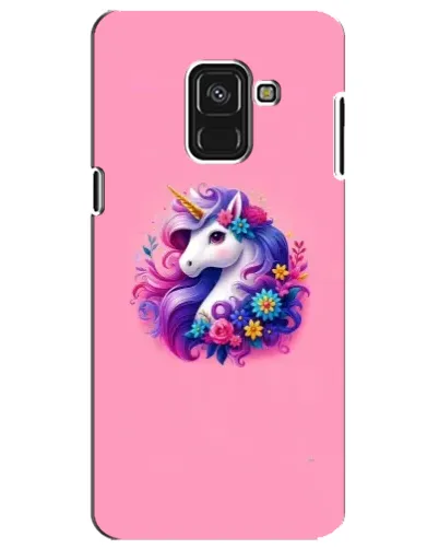 Чехол для Samsung Galaxy A8 Plus 2018 (A730F) с картинкой «Сказочный единорог»