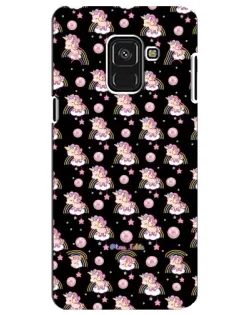 Чехол для Samsung Galaxy A8 Plus 2018 (A730F) с картинкой «Magic Unicorn паттерн»