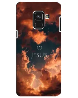 Чехол для Samsung Galaxy A8 Plus 2018 (A730F) с картинкой «Сияние Имени Jesus»