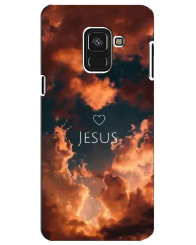 Чехол для Samsung Galaxy A8 Plus 2018 (A730F) с картинкой «Сияние Имени Jesus»