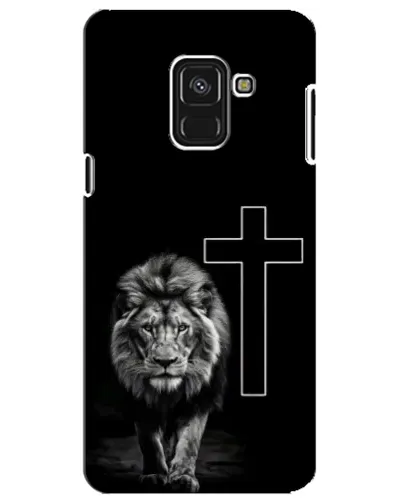 Чехол для Samsung Galaxy A8 Plus 2018 (A730F) с картинкой «Лев и Крест»