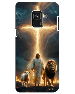 Чехол для Samsung Galaxy A8 Plus 2018 (A730F) с картинкой «Лев Иуды и Свет»