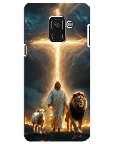 Чехол для Samsung Galaxy A8 Plus 2018 (A730F) с картинкой «Лев Иуды и Свет»