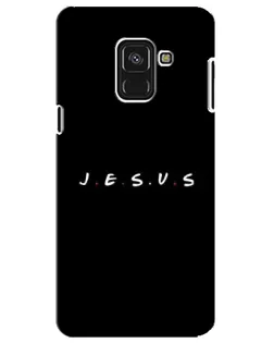 Чехол для Samsung Galaxy A8 Plus 2018 (A730F) с картинкой «Точки веры J.E.S.U.S.»