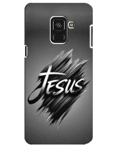 Чехол для Samsung Galaxy A8 Plus 2018 (A730F) с картинкой «Надпись Jesus Graffiti»