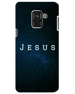 Чехол для Samsung Galaxy A8 Plus 2018 (A730F) с картинкой «Звездное небо Jesus»